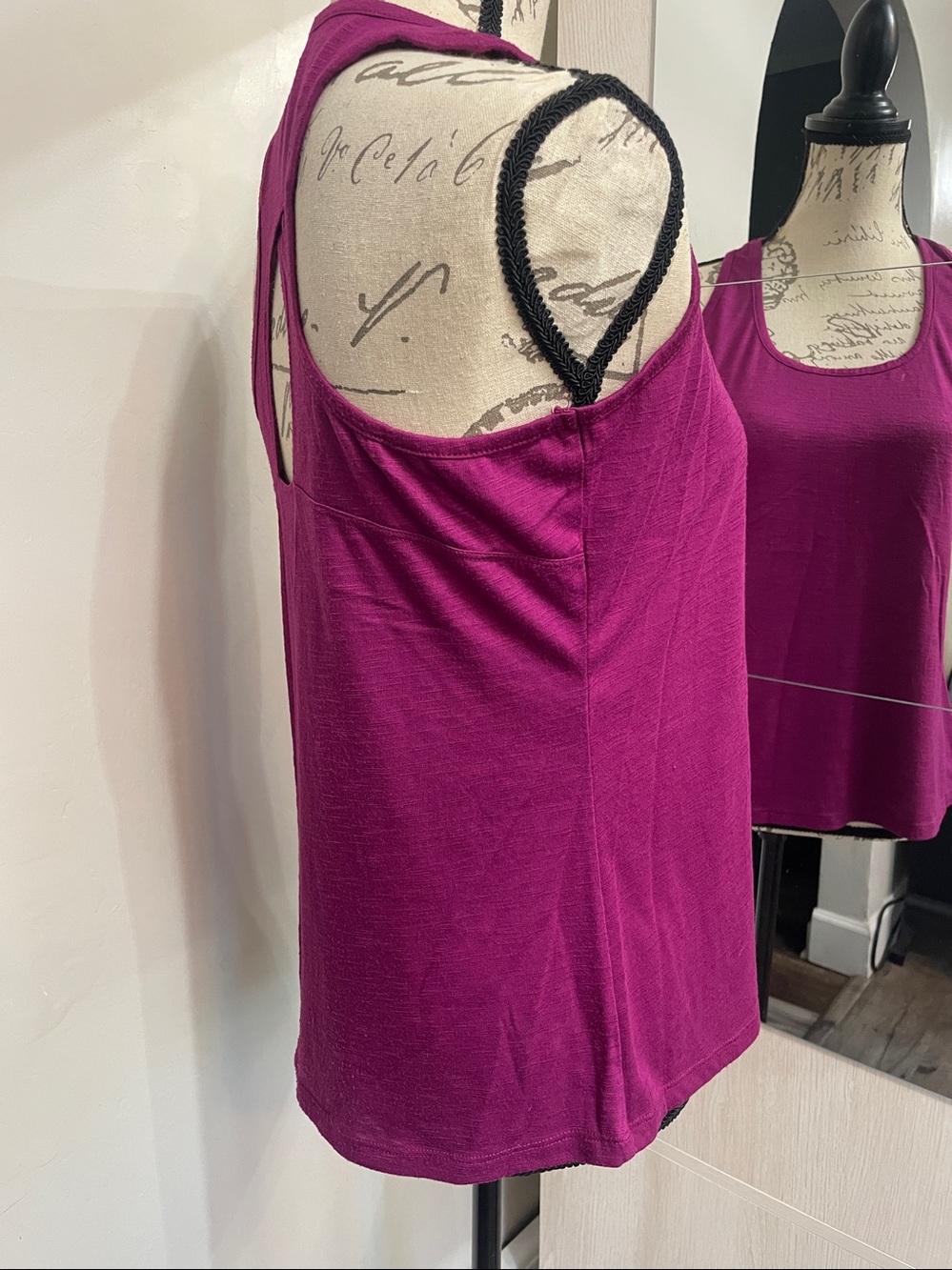 Prana Women's Racerback Tank in Magenta - Picture 2 of 8